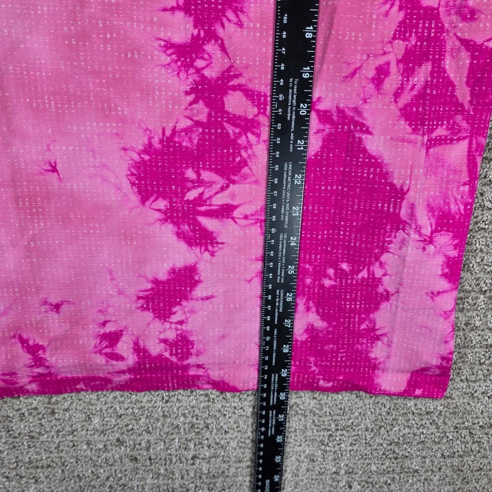Lululemon Metal Vent Tech 2.0 Short Sleeve Shirt XL Pink Tie Dye Athletic
